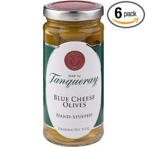 Bar By Tanqueray Blue Cheese Olives, 5 Ounce Jars (Pack of 6)