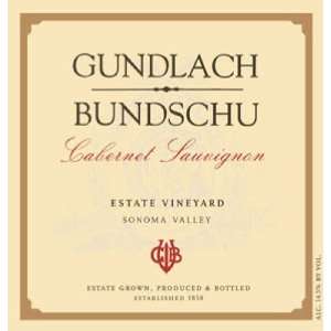   Gundlach Bundschu Cabernet Sauvignon 750ml Grocery & Gourmet Food