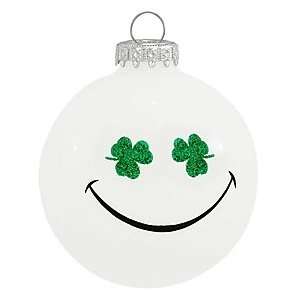  Irish Eyes Are Smiling Glass Ornament