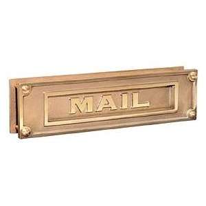  4075B Deluxe Mail Slot in Brass