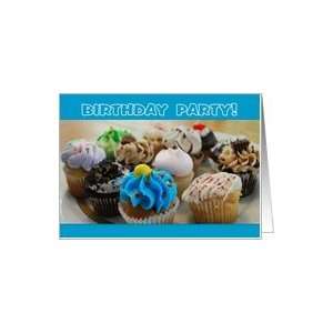  Cupcakes Birthday Party Invitation Card Health & Personal 