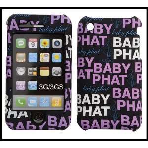   Repeat Word Baby Phat Design + Clear Screen Protector Cell Phones
