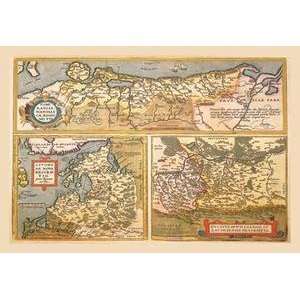  Vintage Art Maps of Eastern Europe and Russia   09114 2 