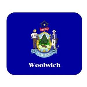  US State Flag   Woolwich, Maine (ME) Mouse Pad Everything 
