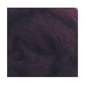 Wool Roving 12 .22 Ounce Eggplant