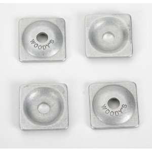  Woodys Square Aluminum Backer Plates for 7mm Studs ASW3725 