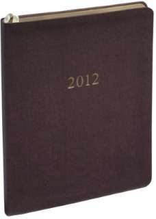   Large Professional Burgundy Twill Planner Calendar by Gallery Leather