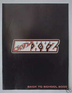 XYZ DANNY WAY SKATEBOARD CLOTHES KIRCHART CATALOG  