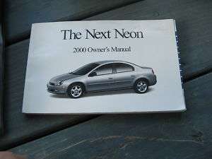 2004 04 DODGE NEON OWNERS OWNERS MANUAL SET BOOK  