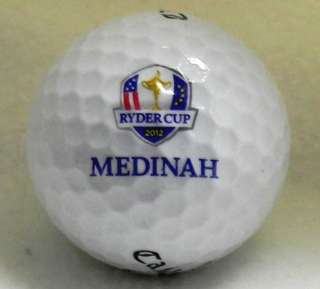 New 2012 RYDER CUP MEDINAH Official Logo Golf Ball by Callaway FREE 