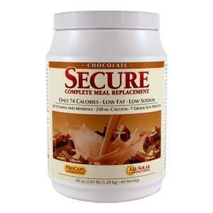  Secure Bottle Chocolate 100 Servings Health & Personal 