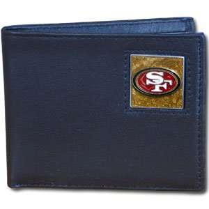  San Francisco 49ers Executive Leather Bifold Wallet in a 