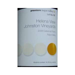   Helena View Johnston Vineyards Auction Lot 181 Cabernet Franc 750ml