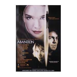  ABANDON (VIDEO POSTER) Movie Poster