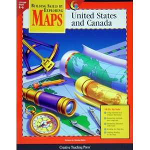  6 Pack CREATIVE TEACHING PRESS MAP SKILLS US & CANADA GR 4 
