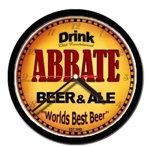  ABBATE beer and ale wall clock 
