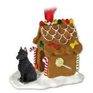  Bouvier Gingerbread House Christmas Ornament