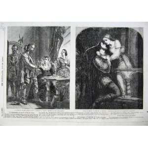  1855 Abdication Queen Scots Romeo Juliet Ferriers Art 