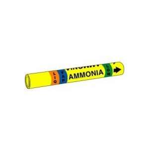 AMMONIA (BLANK) LIQ/VAP LOW   IIAR Snap Tite Pipe Markers   IIAR ST OD 