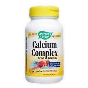  Natures Way Calcium Complex Bone Formula 100 Caps Health 