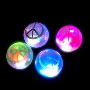  2.5Peace Sign Water Ball W/Light Case Pack 24 Everything 