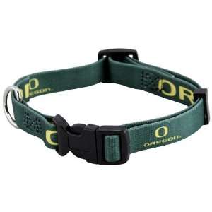  NCAA Oregon Ducks Green Adjustable Dog Collar (Small 