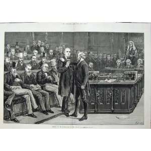    1880 Fine Art Arrest Mr Bradlaugh House Commons Men
