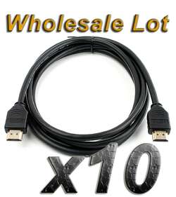 10x 5ft HDMI CABLE V1.3 for 1080p HDTV Xbox 360 PS3  