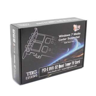 NEW PRODUCT TBS 6984 DVB S2 HD QUAD PC SATELLITE CARD  
