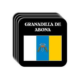Canary Islands   GRANADILLA DE ABONA Set of 4 Mini Mousepad Coasters