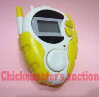 DIGIMON DIGIVICE DIGITAL MONSTER D3 PET LINK SYSTEM D 3 YELLOW & WHITE 