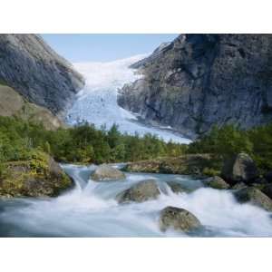  Briksdalsbreen Glacier, Western Fjord, Norway Premium 