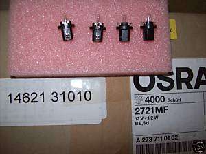 25 PCS OSRAM 2721 MF 12V 1,2W Miniature Light Bulb Aut  