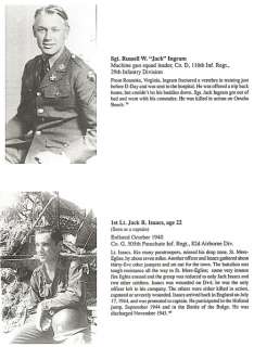 THE FACES OF D DAY   WW2 G.I. PICTORIAL BIOGRAPHY BOOK  