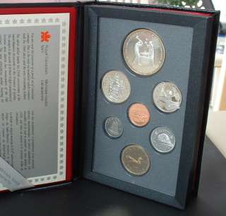 CANADA 1988 PROOF DOUBLE DOLLAR SET ***7 COINS***  