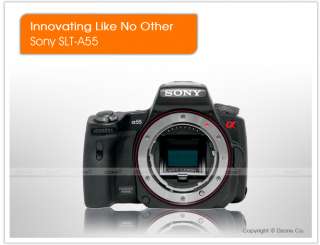 Sony Alpha A55 DSLR SLT Translucent Camera Body #D196 027242798793 