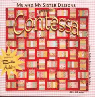 Me and My Sister Designs Contessa Quilt Pattern CD, 80 x 80 Inches