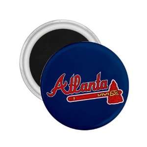  Atlanta Braves Baseball Logo Souvenir Magnet 2.25 Free 