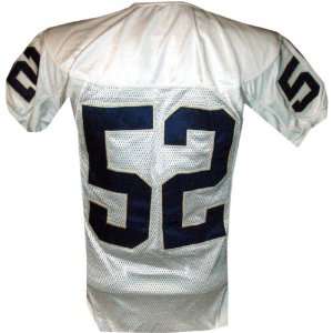  Joe Brockington #52 2006 Notre Dame Game Used White Jersey 