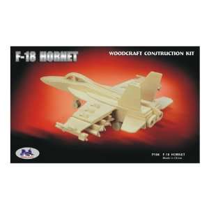  Woodcraft Construction Kit F 18 Hornet Toys & Games