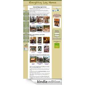  Everything Log Homes and more Kindle Store Steve 