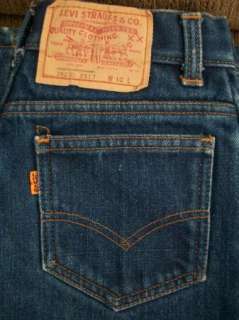   Polyester Lined 517 Levis Jeans Denim SZ 10 USA Made 26W X 27L  