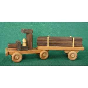  Handmade Wood Montana Lumber Truck Toys & Games
