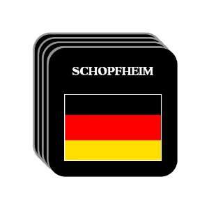 Germany   SCHOPFHEIM Set of 4 Mini Mousepad Coasters
