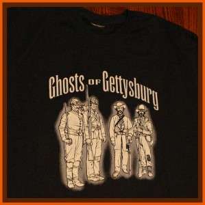 Gettysburg Ghosts Civil War US History T Shirt M  