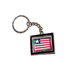  Liberia Country Flag   New Keychain Ring Automotive