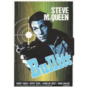Steve McQueen ~ Bullitt ~ Blank Postcard ~ Approx 4 X 6 Inches  