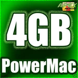 4GB 2x 2GB RAM MEMORY APPLE POWERMAC G5 DUAL QUAD CORE  