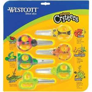  Westcott Kids Critter Scissors   6Pk