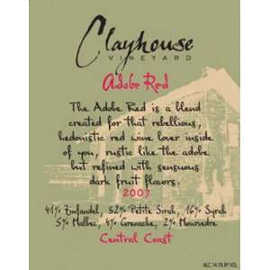   2009 Clayhouse Adobe Red Central Coast 750ml Grocery & Gourmet Food